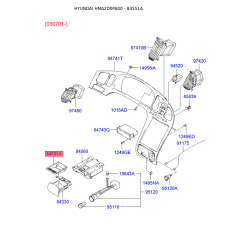 Попільничка 84551-2D350AX Mobis