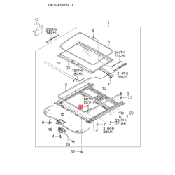 Поворотний кулак, підвіска колеса правий 51716-2G100 Mobis