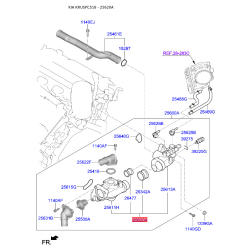 Корпус термостату 25620-3CAA0 Mobis