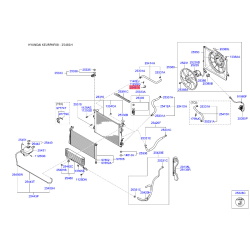 Хомут системи охолодження 25481-3K200 Mobis