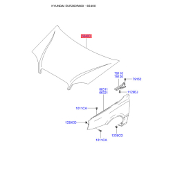 Капот двигуна 66400-26024 Mobis