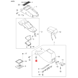 Блок керування, кондиціонер 0K011-61195 Mobis