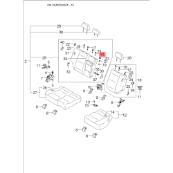 Кронштейн, топливопровод 31240-3E100 Mobis