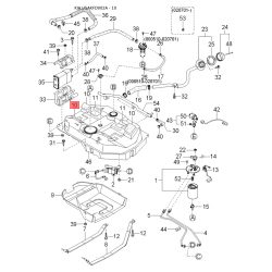 Пистон (клипса) бампера и рычага MB210-46645 Mobis