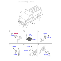 Датчик світла (освітленості) 95930-2W000 Mobis