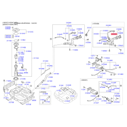 Кронштейн, топливопровод 31035-2H000 Mobis