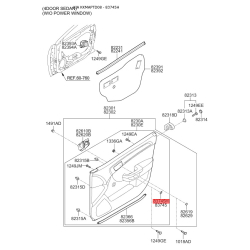 Блок кнопок стеклоподъёмника 82318-1M020WK Mobis
