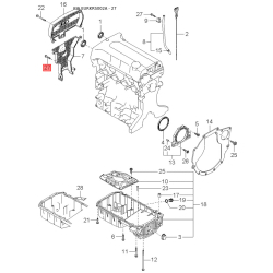Комплект шайб регулювальних, колінчастий вал 0K2Y2-11SK0 Mobis