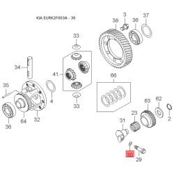 Воздуховод системы отопления и кондиционирования правый 97490-2F000GW Mobis