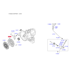 Корзина сцепления (нажимной диск) 41300-22720 Mobis