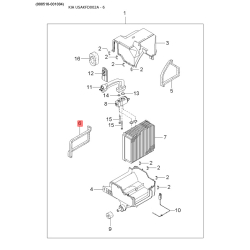 Шланг омывателя лобового стекла 98650-FD000 Mobis
