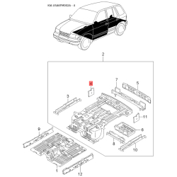 Болт карданного вала 01456-25123 Mobis