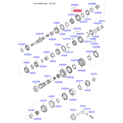Муфта КПП 43376-28501 Mobis