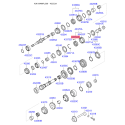 Маточина муфти КПП 43352-22600 Mobis