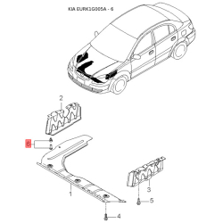 Накладка панели прибров (торпеды) левая 84715-1G101XI Mobis