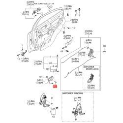 Гидравлический шланг(трубка), рулевое управление 0K30B-32682B Mobis