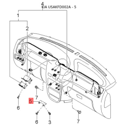 Освітлення салону 0K9B0-51310B06 Mobis