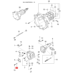 Пистон (клипса) обивки салона 0K029-51R11B Mobis