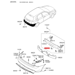 Кронштейн, буфер верхний 86681-2F500 Mobis