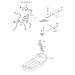 Молдинг порога, бампера і крила правий 0K029-50810G8Y Mobis