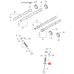 Кнопки руля с накладкой левая 56190-3D000GJ Mobis