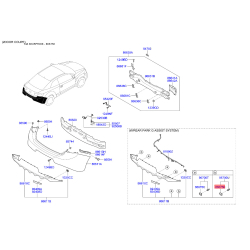 Система помощи при парковке 86675-1M110 Mobis