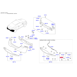 Датчик, система помощи при парковке 86675-1M100 Mobis
