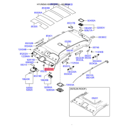 Сонцезахисний козирок лівий 85201-2E130QS Mobis