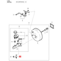 Ремкомплект главного тормозного цилиндра 43761-FD000 Mobis