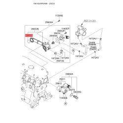 Прокладка термостату 25633-02502 Mobis