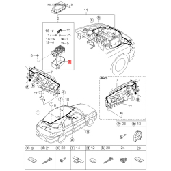Усилитель бампера 86630-FD000 Mobis