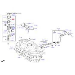 Прокладка датчик рівня палива 31115-1C000 Mobis