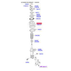 Пружина ходовой части 54630-2L011 Mobis