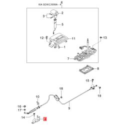 Перемикач склоочисника KK37A-66123A Mobis