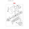 Комплект прокладок, автоматична коробка 45010-3AD00 Mobis - 450103AD00 - схема з каталогу 45010A, KKMAPMG09
