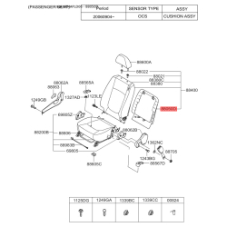 Каркас сидіння 88397-2F00087 Mobis