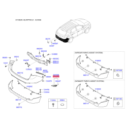 Фонарь задний правый 92406-2Y300 Mobis