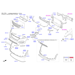 Датчик, система допомоги при паркуванні 96891-D3000CA Mobis