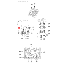 Корпус горловини під лючок бензобака 0K018-42450 Mobis