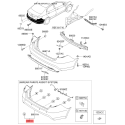 Бампер 86610-4Y210 Mobis