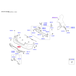 Бампер 86610-1W210 Mobis