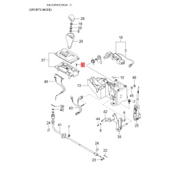 Молдинг порога, бампера і крила лівий 87721-3C200XX Mobis