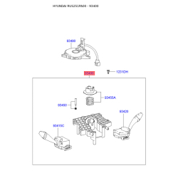Перемикальне реле, дальнє світло-ближнє світло 93400-25010 Mobis