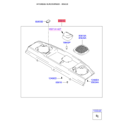 Полиця багажника 85610-25400LT Mobis