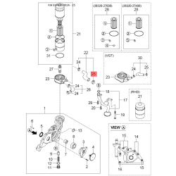 Пружина блока возвратных пружин АКПП MFU60-2129X Mobis