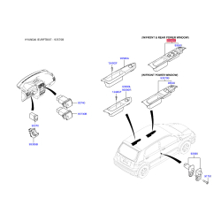 Блок кнопок склопідйомника 93570-1C1108H Mobis