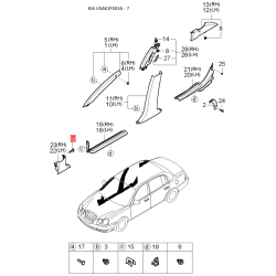 Гайка двигателя 28323-35500 Mobis