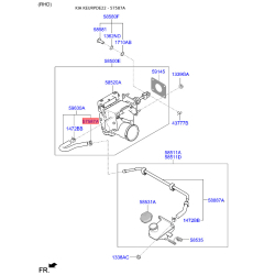 Хомут системи охолодження 57587-34500 Mobis