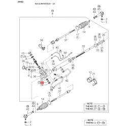 Дистанционная шайба, коленчатый вал K9995-11226B Mobis