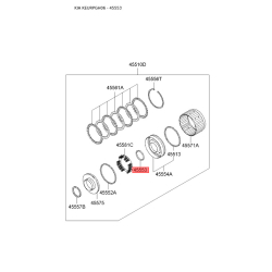 Шайба упорная АКПП 45553-39501 Mobis